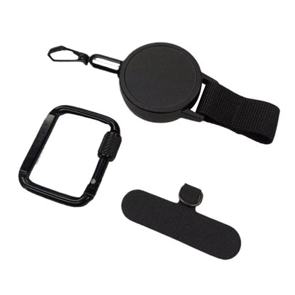 SecureFit Anti-Theft Retractable Phone Lanyard with Carabiner – Perfect for Hiking, Cycling, and Climbing!